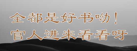 全都是好书呦！官人进来看看呀